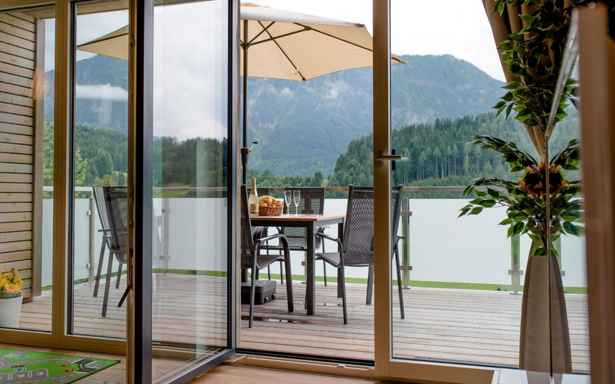 Ferienbungalow Mountain View Wood Spital Am Pyhrn Buitenkant foto